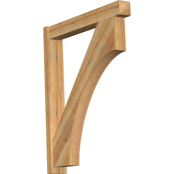 Ekena Millwork Westlake Craftsman Rough Sawn Outlooker, Western Red Cedar, 6"W x 38"D x 46"H OUT06X38X46WTL04RWR - main